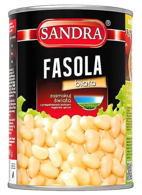 Fasola biała Cannellini Sandra puszka 425ml.jpg