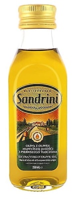Oliwa z oliwek Extra Virgin Sandrini butelka 250 ml