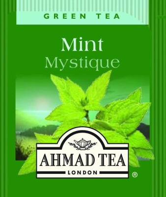 Ahmad Tea Green Tea Mint Mystique zielona herbata miętowa 500 torebek aluminiowych.jpg