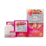 Ahmad Tea Napar Herbaciany Peach Raspberry brzoskwinia malina 20 torebek aluminiowych..jpg