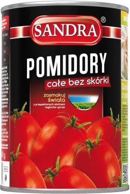 Pomidory całe bez skórki Sandra puszka 425ml.jpg