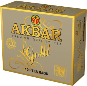 Gold Ceylon herbata czarna Akbar 100 torebek z zawieszką
