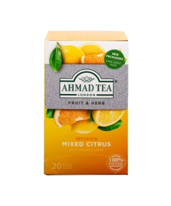 Ahmad Tea Napar Herbaciany Mixed Citrus Owoce Cytrusowe 20 torebek aluminiowych