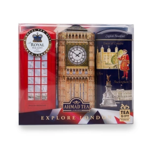 Explore London Ahmad Tea zestaw herbat herbata English Breakfast 60tbx2g