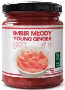 IMBIR MARYNOWANY W SŁOIKU  RÓŻOWY 190g