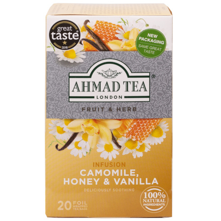 Camomile Honey & Vanilla Napar rumianku miodu i wanilii 20 torebek aluminiowych