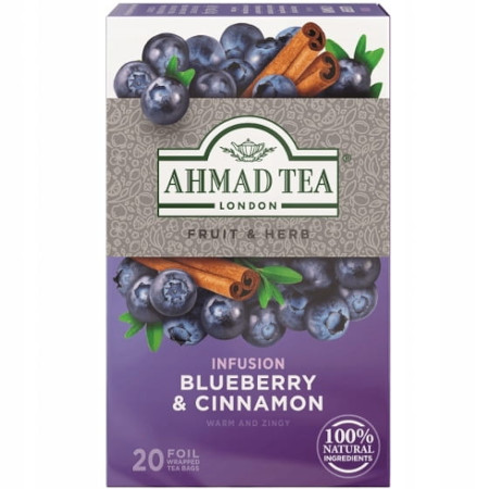 Ahmad Tea Blueberry & Cinnamon 20tb