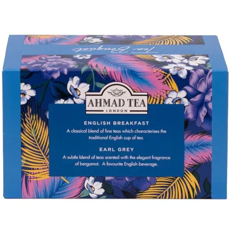 Ahmad Tea Tea Bouquet Gift Earl Grey & English Breakfast 2x10tbx2g