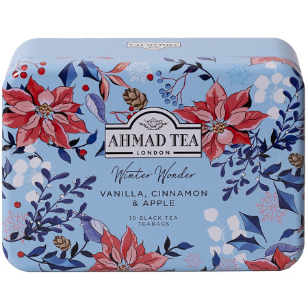 Ahmad Tea Winter Wonder Vanilla, Cinnamon & Apple 10tbx2g koperta alu