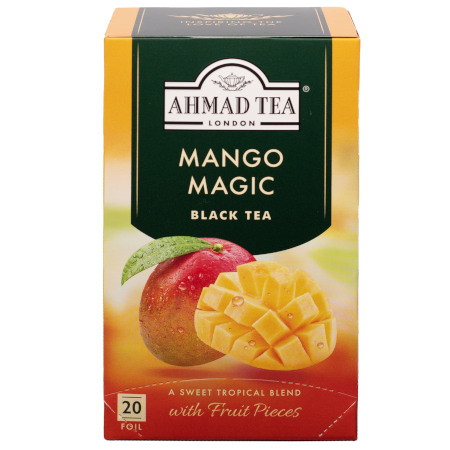 Ahmad Tea herbata czarna mango magic 20 torebek aluminiowych
