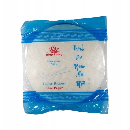 Papier ryżowy biały 500g HIEP LONG do sajgonek dań azjatyckich