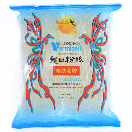 Makaron sojowy Longkou Vermicelli 100g ASIA KITCHEN porcjowany