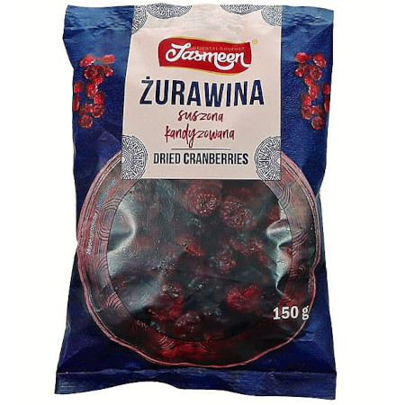 Żurawina suszona cięta Jasmeen 150g