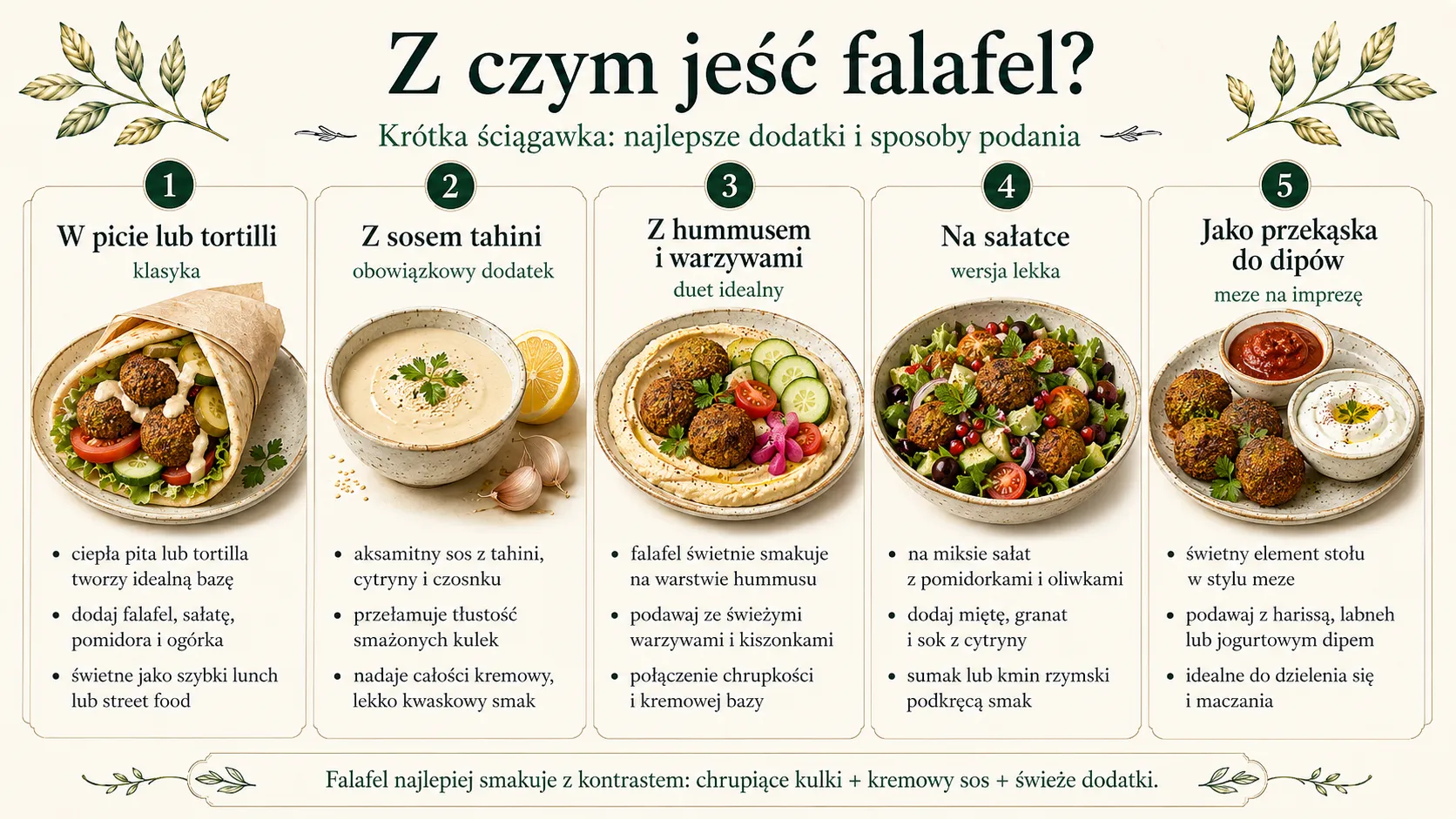 Z czym jeść falafel?